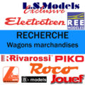 Recherche wagons - LS Models REE Roco Electrotren Lemke Jouef Rivarossi Piko Tillig makette heris B-Models