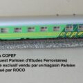 Voiture UIC SNCF en livrée COPEF