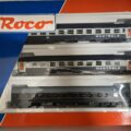 ROCO 44036 + 44613 - Rame de 7 voitures train couchettes Wasteels SNCF