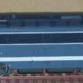 ROCO diésels 68000, appareils de voie et rails; conteneurs Walthers et Faller.