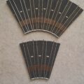 Lot de 6 secteurs de liaison décorés à la main pour rotonde, réf. 1024-8046 JOUEF