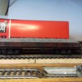 Model train(base jouef) wagon avec ballast