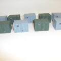 lot de 9 containers année 60