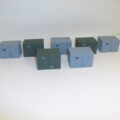 lot de 7 containers année 60