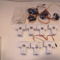 lot de 7 suport de signaux mécanique avec servos(voir déscriptif)