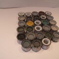 lot de 28 pots de peinture HUMBROL satiné(neuf)(bien voir le déscriptif)