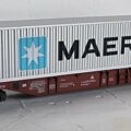 FLEISCHMANN 5245- Wagon porte container cube 40' MAERSK
