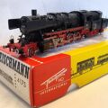 FLEISCHMANN 4175 - BR 50 058 Noire Châssis rouge - TENDER avec CABINE