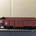 Wagon tombereau à 2 essieux de la DB, Omm 55 n° 887 143, Epoque III, Marque MARKLIN