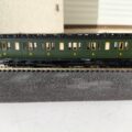 Voitures à portières latérales ex DRG, SNCF, type B61/2 tyf n°6985 avec vigie, époque III. Marque, FLEISCHMANN, référence 5085 F.