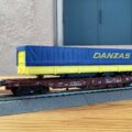 Roco - Wagon poche des FS avec remorque "DANZAS" - 46352