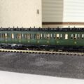 Voitures à portières latérales ex DRG, SNCF, type C9 tyf n°13148 avec vigie, époque III. Marque, FLEISCHMANN, référence 5086 F.