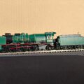 Locomotive "pacific" type 10 de la SNCB. Marque OLAERTS - PHILOTRAIN, laiton. Epoque III,