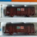 2 wagons couverts Sernam Roco 46444 HO SNCF