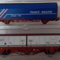 Lot de 2 wagons Electrotren Hbis – HO - Ref. 1487 & 1731K