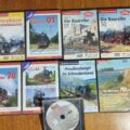 9 dvd locomotives à vapeur DB.