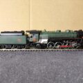 SOLDES; jusqu'au 31/07/25. Locomotive SNCF 141 R 1244, version fuel. Epoque III. Marque LEMACO, référence 036.