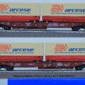 wagons kangourou Sdkms 707 DB et Sdkmmss FS Roco