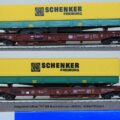 wagons kangourou Sdkms 707 DB Roco