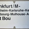 plaque de destination DBahn (pvc) - annés 80-90