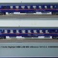 voitures couchettes OBB livrée Nightjet LS Models