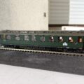 Voiture de la DB, type Pr 08, B3C5 à lanterneau n°014 748. Marque FLEISCHMANN, référence 5082.