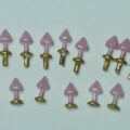 Lot de 14 lampes pour voiture restourant CIWL ou autre en HO