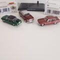 Lot de 3 ROVER superdetaillées BREKINA, BOS Models