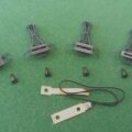 LOT DE 4 PANTOGRAPHES POUR CC 6500 (X3) et CC 21000 (X1) HJ JOUEF DERNIERES GENERATIONS NEUFS # ROCO-LS MODELS-PIKO-REE