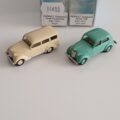 Lot de 2 Renault Juvaquatre berline et dauphinoise neuves en métal état collection HO