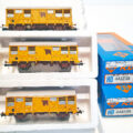 Lot de 3 wagons couverts à 2 essieux pour bovins "Gs 41.6" Ép. IV - ROCO 44323A (occasion HO)