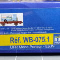 Wagon UFR Mono-porteur REE - Epoque IV - Ref WB075-1