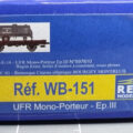 Wagon UFR Mono-porteur REE - Epoque III - Ref WB151