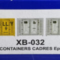 REE - 3 containers cadre Epoque 3 - XB-032