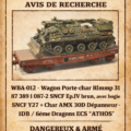 Recherche un Char AMX 30D Dépanneur - 1DB / 6ème Dragons ECS "ATHOS" Artitec / REE Models HO 1/87