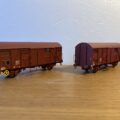 2 wagons couverts G4 Jouef