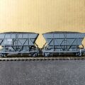 Couplages de deux wagons trémies EDF, sitram n° 5580422.Marque JOUEF, référence 0902 K.