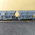 Couplages de wagons trémie 2 essieux EDF., n° SVwf 5580147.Marque ELECTROTREN, référence 0902K.