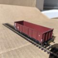 Wagon tombereau à 2 essieux de la DB, type Omm 43,n°809 273, marque LILIPUT.